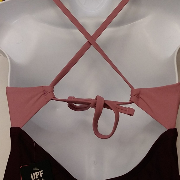 Speedo Tie Front One PieceSwimsuit Sz 8 - Picture 10 of 14